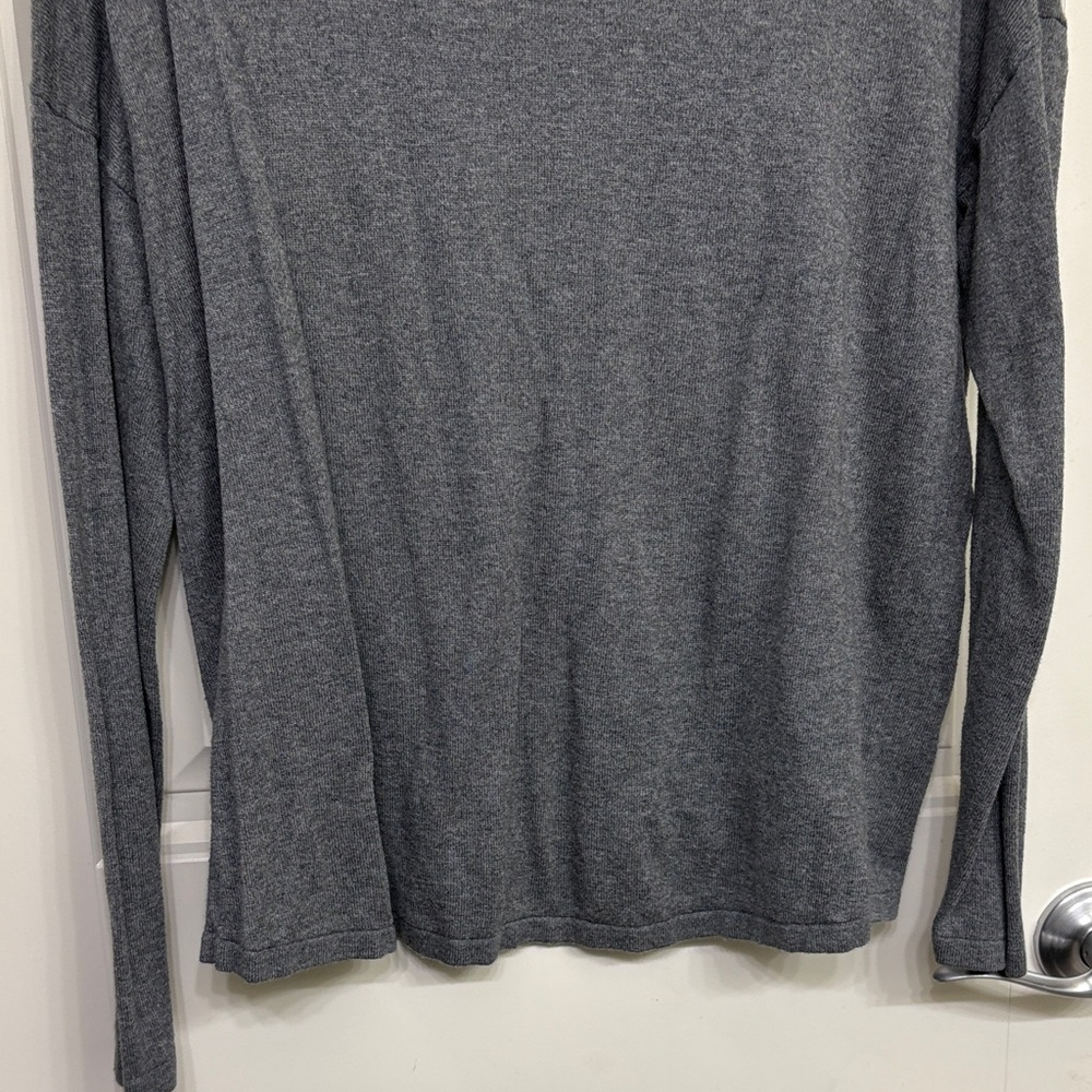 Loft Gray Women's Ruffle Top - Picture 8 of 8